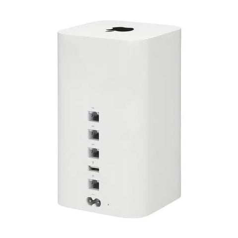 Apple AirPort Time Capsule 2 TB, wit, vooraanzicht met poorten