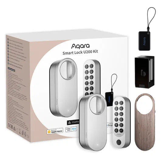 Aqara-Smart Lock U200 Kit - Zilver (Nieuw)