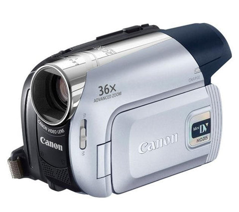 Canon-MD205 MiniDV Digitale Videocamera - Zilver-tweedehands