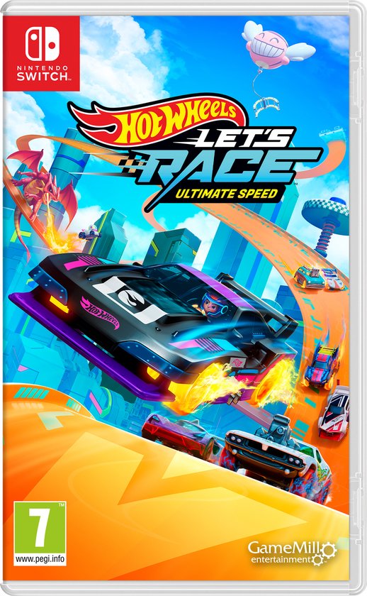 Nintendo Switch Hot Wheels Let's Race: Ultimate Speed, doos voorkant
