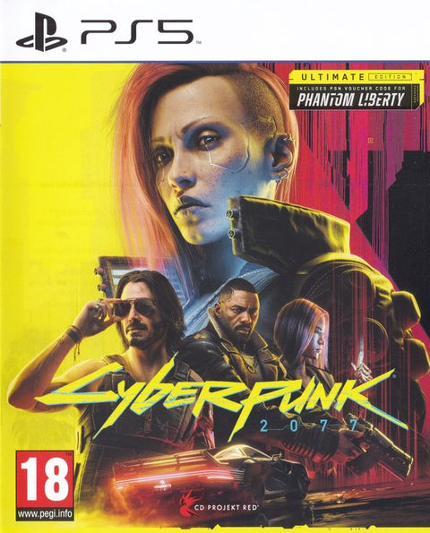 PlayStation 5 Cyberpunk 2077 Ultimate Edition, doos voorkant, tweedehands
