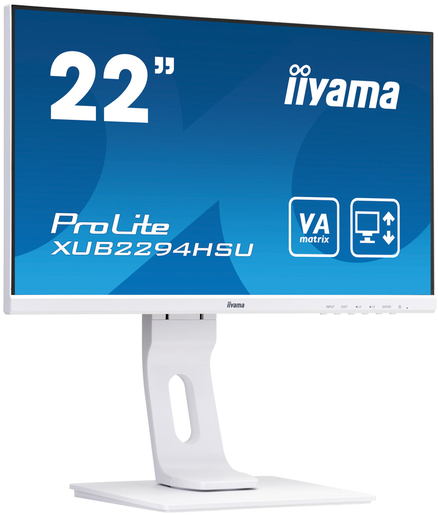 iiyama-ProLite 22 inch Full HD VA Monitor voor PC (PL2294H) - Wit-tweedehands
