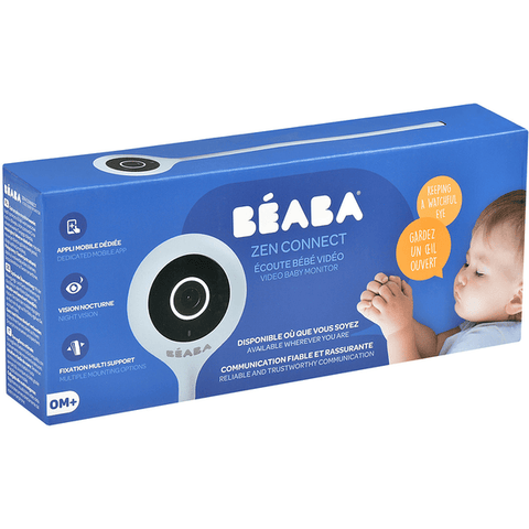 BEABA-Video Babyfoon ZEN Connect - Grijs (In doos) Tweedehands