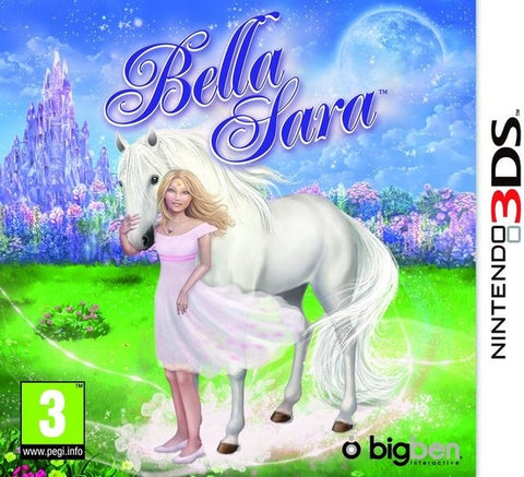 Nintendo 3DS Bella Sara The Magical Horse Adventures, doos voorkant