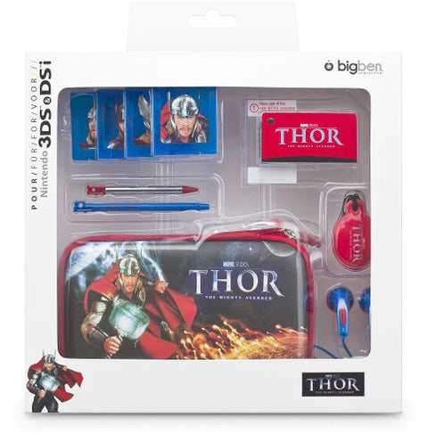 Bigben-Accessoires Pack 'Marvel Hero Thor' voor Nintendo 3DS/DSi/DS Lite (Nieuw)