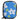 Bilora-Shell Bag I Compact Camera Case - Bloemen/Blauw (Nieuw)
