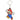Bioworld-Super Mario Sleutelhanger - Jumping Mario (Nieuw)