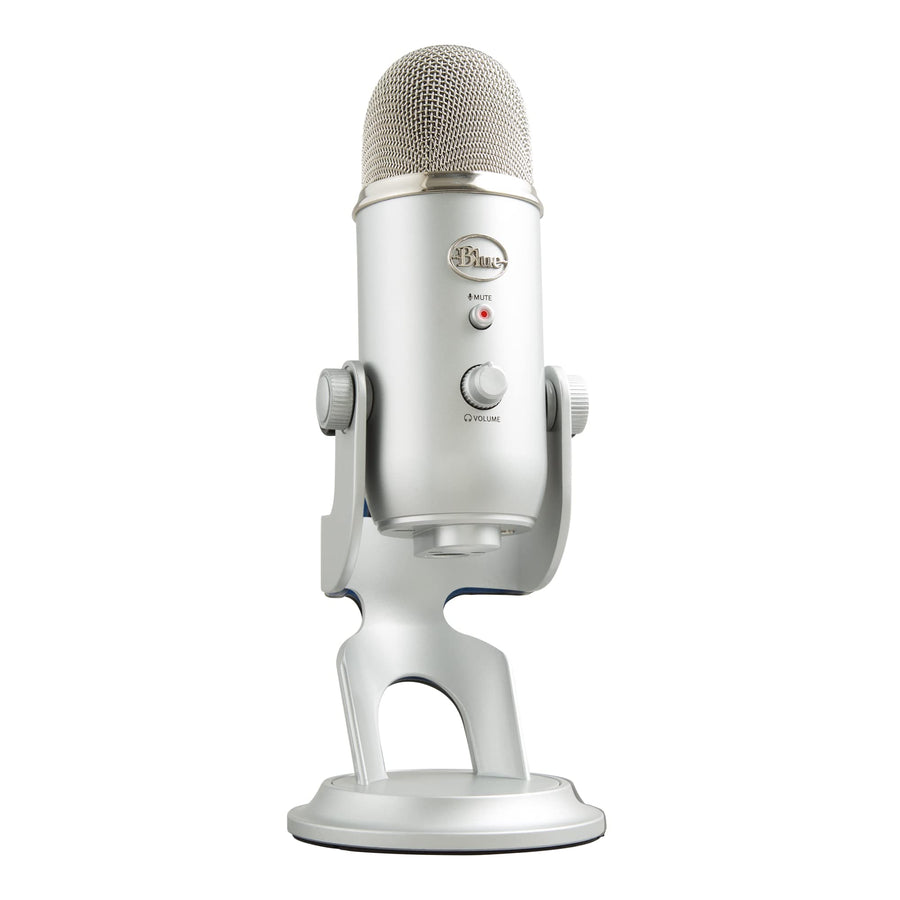 Blue Microphones-Yeti Microfoon - Streaming / Podcast Microfoon - Zilver Tweedehands
