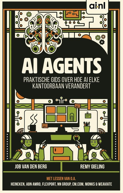 AI Agents, Job van den Berg, boekomslag voorkant, tweedehands