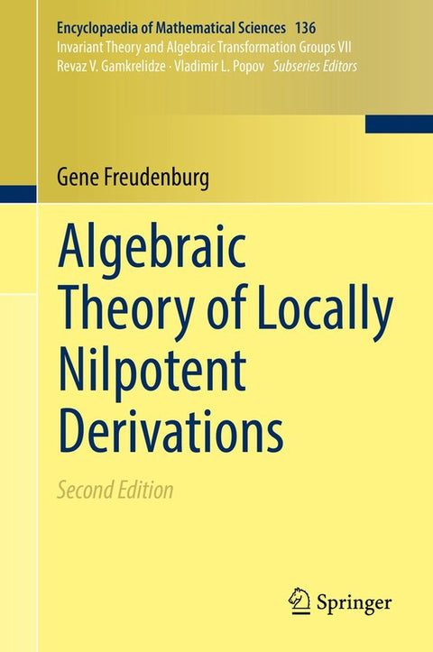 Boek-Algebraic Theory of Locally Nilpotent Derivations-tweedehands