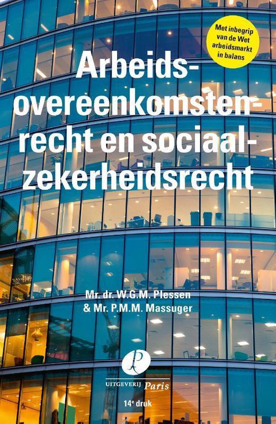 Boek-Arbeidsovereenkomstenrecht en sociaalzekerheidsrecht-tweedehands