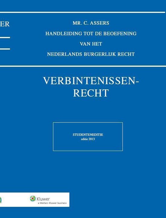 Boek-Asser serie 6 - Verbintenissenrecht 2013-tweedehands