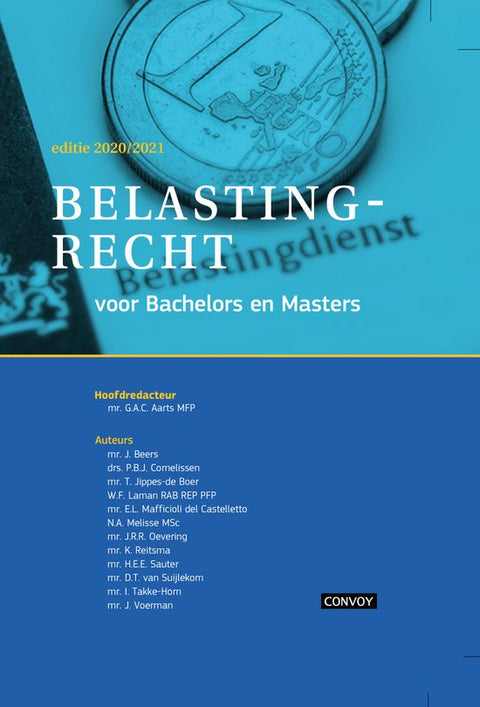 Boek-Belastingrecht voor Bachelors en Masters 2020/2021 Opgavenboek-tweedehands