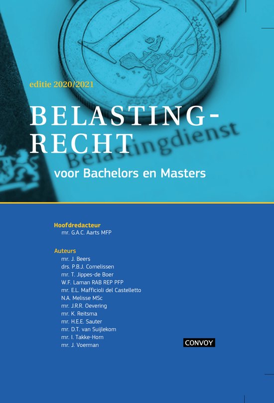 Boek-Belastingrecht voor Bachelors en Masters 2020/2021 Opgavenboek-tweedehands