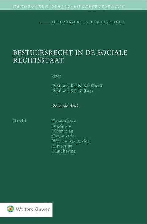 Boek-Bestuursrecht in de sociale rechtsstaat Band 1-tweedehands