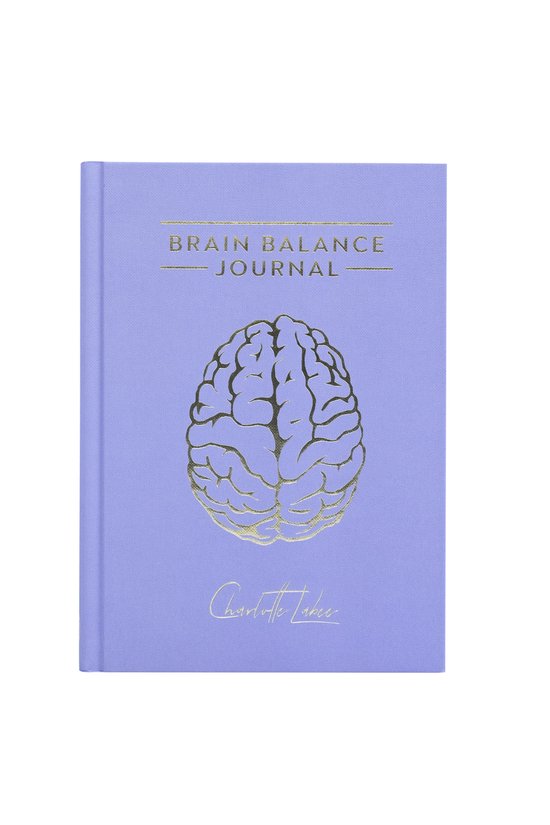 Boek-Brain Balance Journal - Ijsblauw - Charlotte Labee-tweedehands