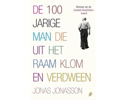 De 100-jarige man die uit het raam klom en verdween, Jonas Jonasson, witte omslag, tweedehands