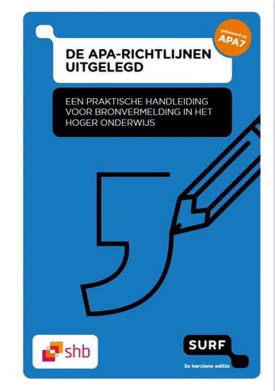 Boek-De APA-richtlijnen uitgelegd-tweedehands
