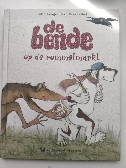 Boek-De Bende op de rommelmarkt-tweedehands