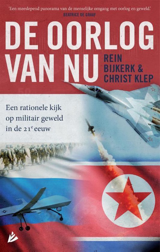 De oorlog van nu, Rein Bijkerk en Christ Klep, boekomslag voorkant met straaljagers en een drone, tweedehands