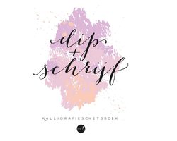 Boek-Dip & schrijf kalligrafieschetsboek-tweedehands