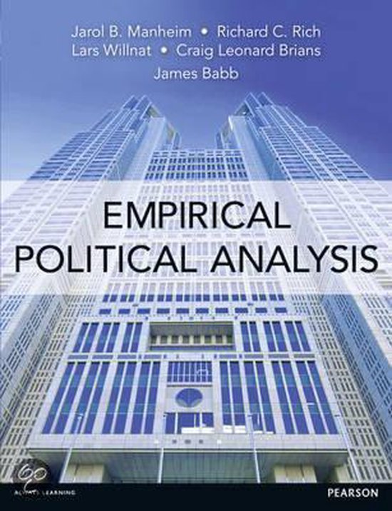 Boek-Empirical Political Analysis-tweedehands