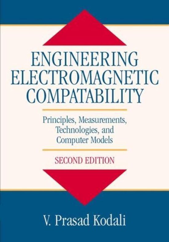 Engineering Electromagnetic Compatibility, second edition, V. Prasad Kodali, blauw-rode omslag voorkant, tweedehands