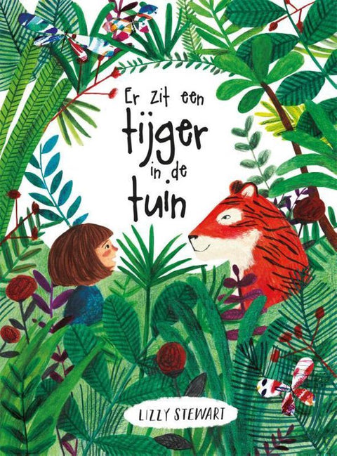 Boek-Er zit een tijger in de tuin-tweedehands