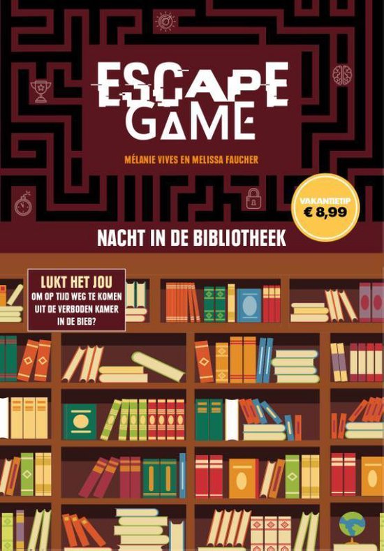 Boek-Escape game - Nacht in de bibliotheek-tweedehands