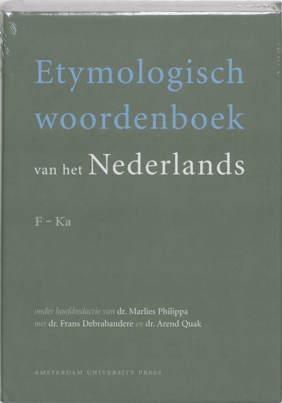 Boek-Etymologisch woordenboek van het Nederlands F-Ka-tweedehands