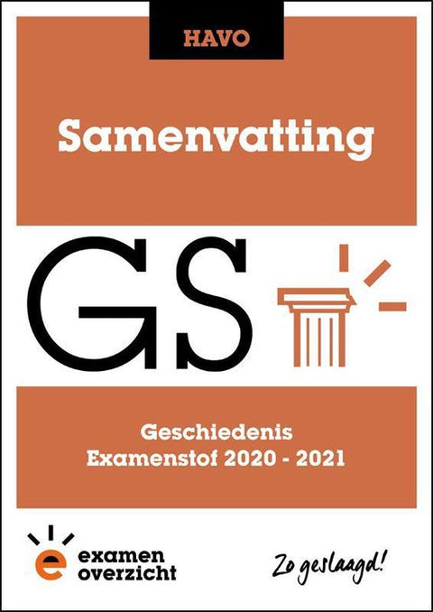 Boek-ExamenOverzicht - Samenvatting Geschiedenis HAVO-tweedehands