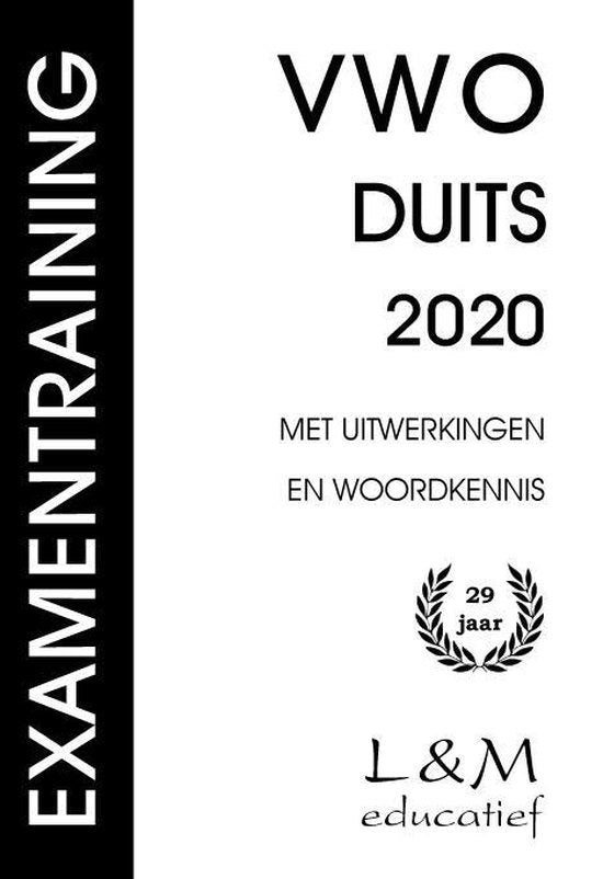 Boek-Examentraining Vwo Duits 2020-tweedehands