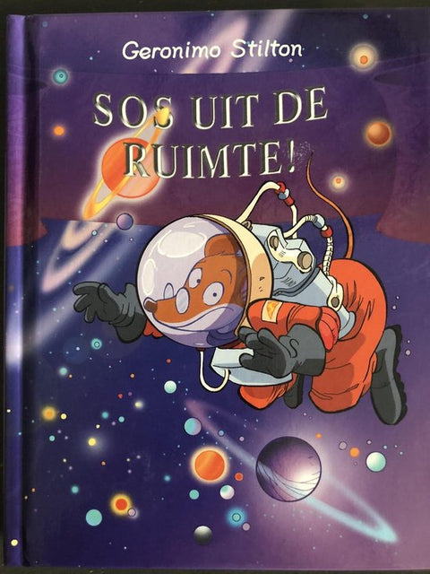 Boek-Geronimo Stilton - SOS uit de ruimte!-tweedehands