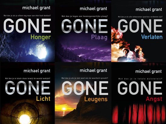 Boek-Gone serie 6 titels-tweedehands