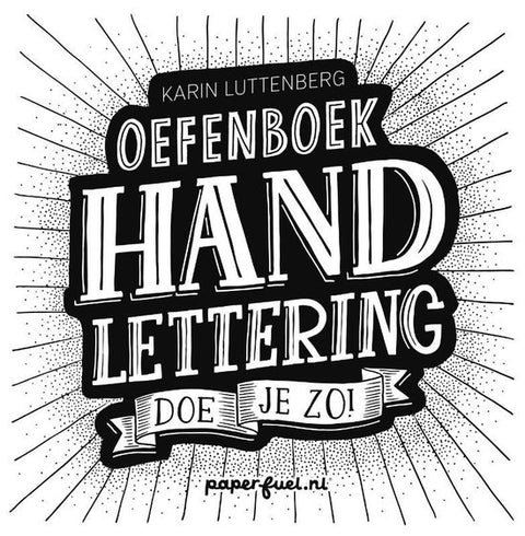 Boek-Handlettering doe je zo! Oefenboek-tweedehands