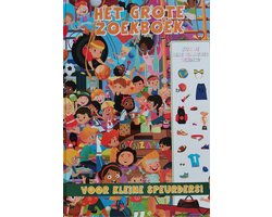 Boek-Het grote zoekboek voor kleine speurders - XL formaat - 38 cm x 28 cm-tweedehands