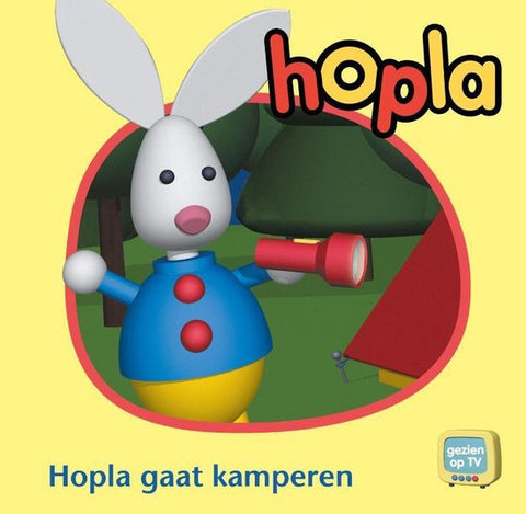 Boek-Hopla - Leesboeken 0 - Hopla gaat kamperen-tweedehands