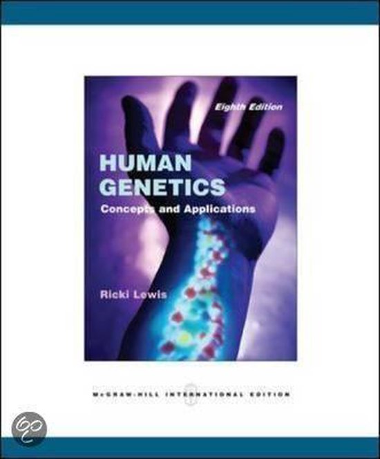 Boek-Human Genetics-tweedehands