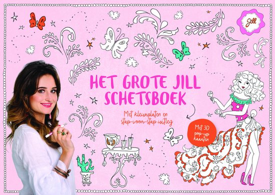 Boek-Jill - Het grote Jill schetsboek-tweedehands