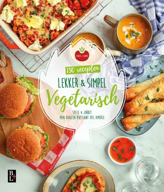 Boek-Lekker en Simpel - 150 vegetarische recepten-tweedehands