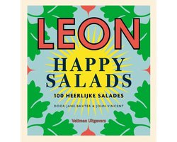 Boek-Leon happy salads-tweedehands
