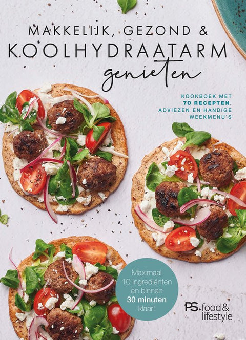 Boek-Makkelijk, gezond en koolhydraatarm genieten-tweedehands