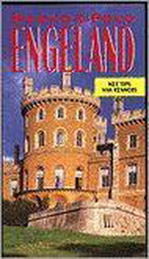 Marco Polo Reisgids Engeland, F.S. Parsons, boekomslag voorkant met een Engelse toren, tweedehands