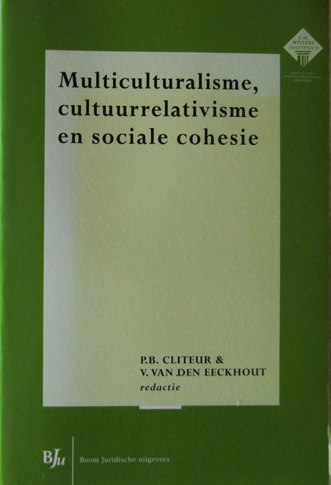 Boek-Multiculturalisme, cultuurrelativisme en sociale cohesie-tweedehands