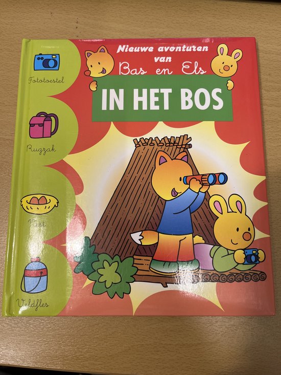 Boek-Nieuwe avonturen van Bas en Els - In het bos-tweedehands