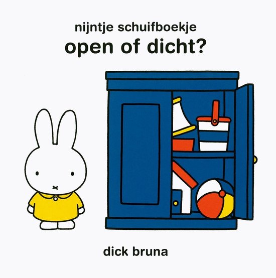 Boek-Nijntje schuifboekje Open of dicht-tweedehands