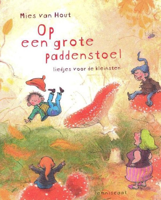 Boek-Op een grote paddenstoel-tweedehands
