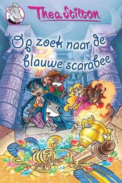 Boek-Op zoek naar de blauwe scarabee-tweedehands