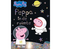 Boek-peppa pig - Peppa Pig-Peppa in de ruimte-tweedehands