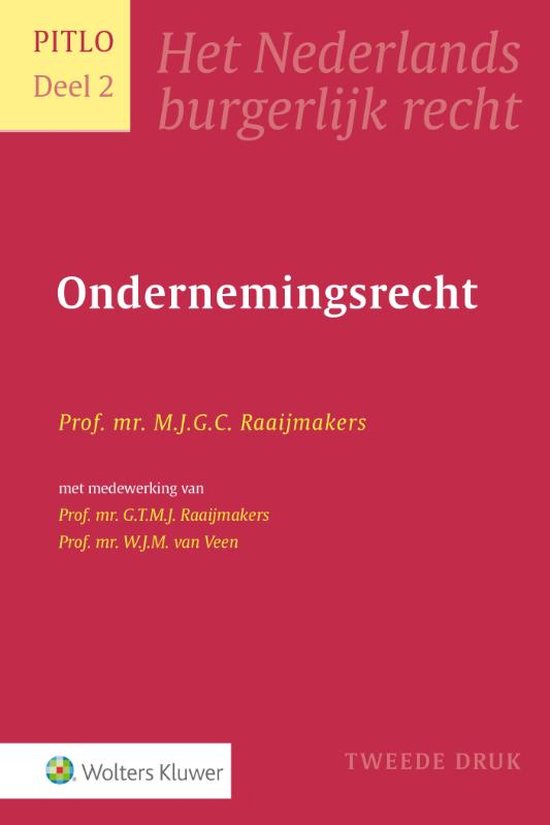 Boek-Pitlo 2 - Ondernemingsrecht-tweedehands